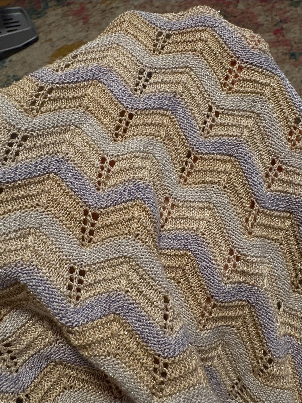 Mango midi knit skirt (pattern different than stock photo) - Picture 6 of 6